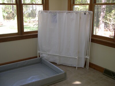 portable shower screens